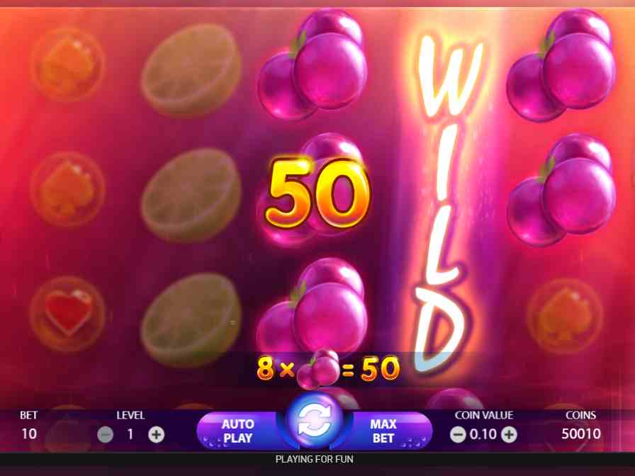 Бонусная опция в слоте Berry Burst 