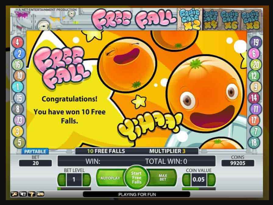 Фриспины автомата Fruit Case