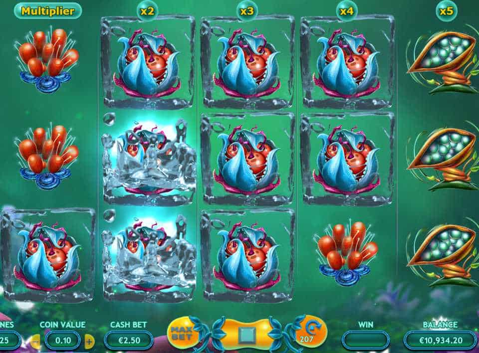 Фри-спины в слоте Fruitoids 