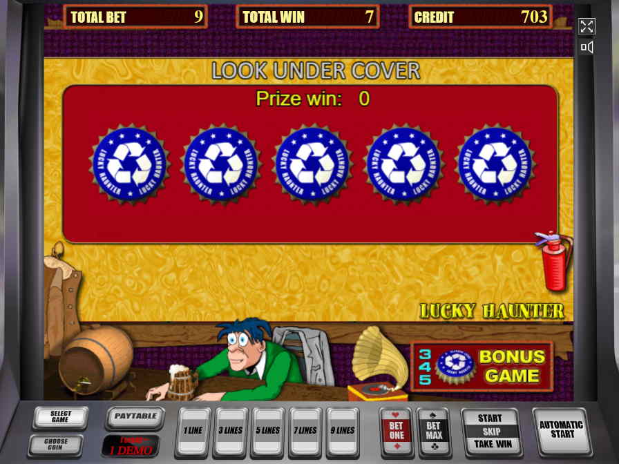 Бонусная игра автомата Lucky Haunter