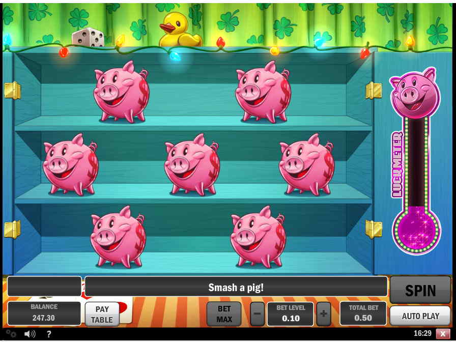 Бонусная игра автомата Свиньи