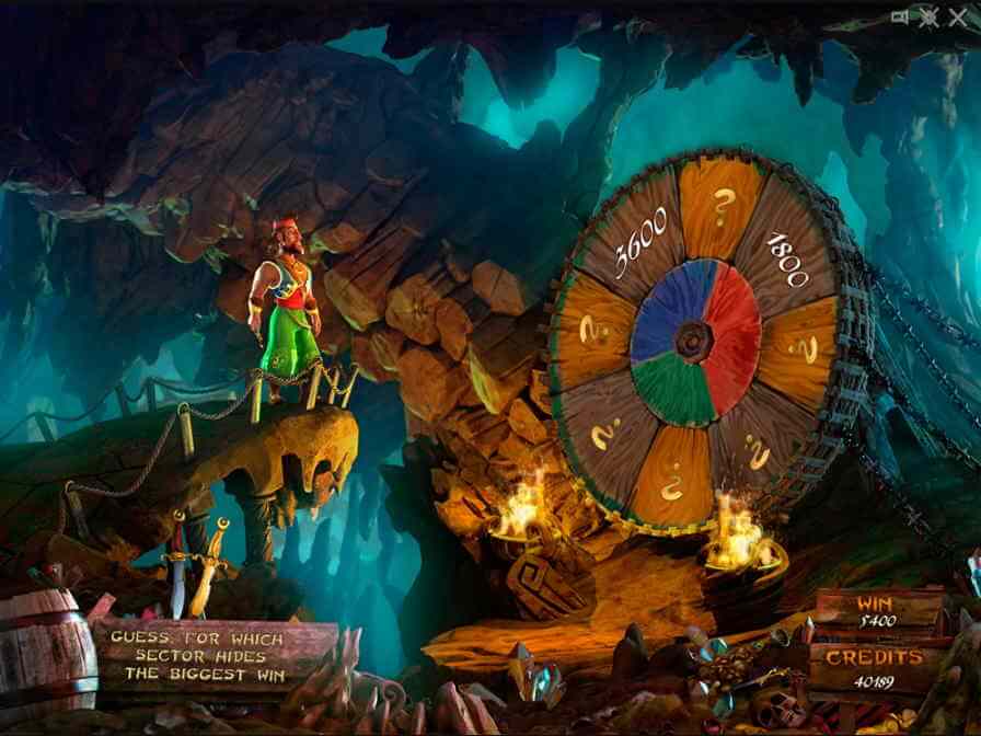 Тематический раунд игрового автомата Sindbad